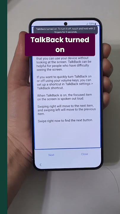 Android TalkBack Setup Guide