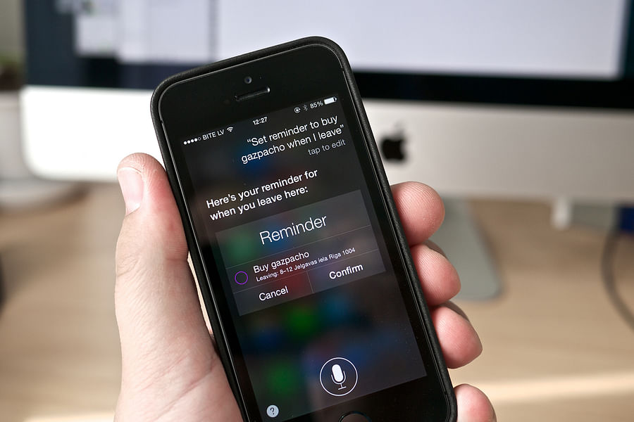 Apple Siri voice recognition