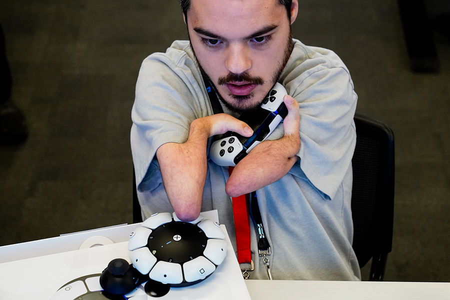 one-handed game controller for accessibility