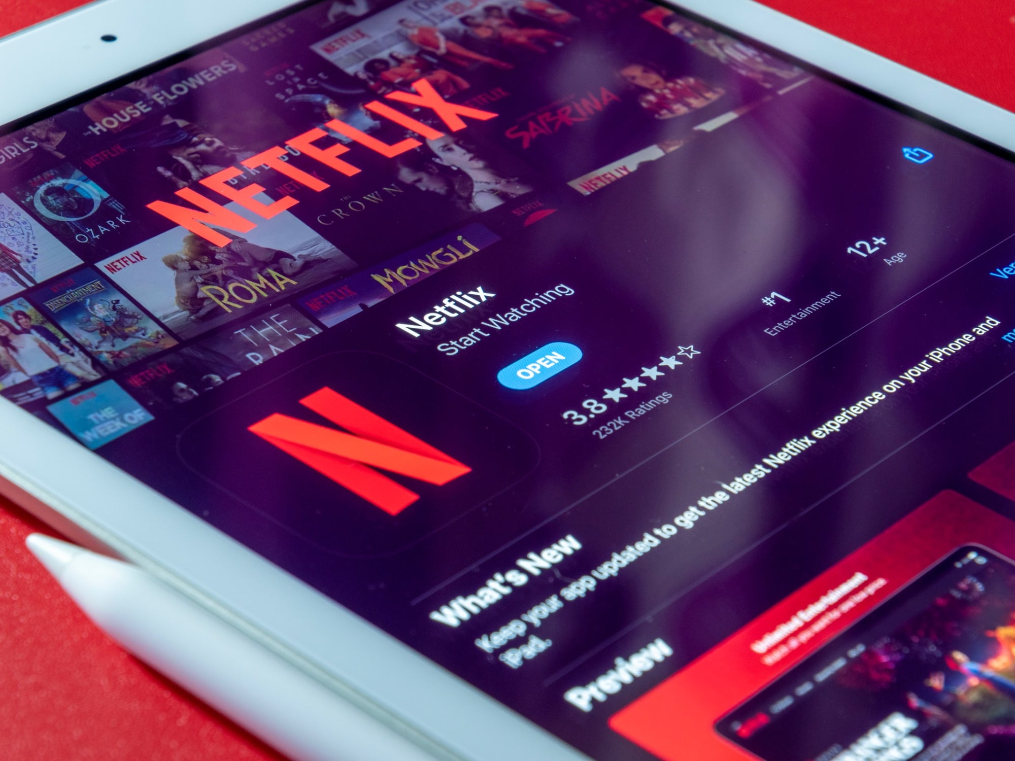 Netflix audio description interface