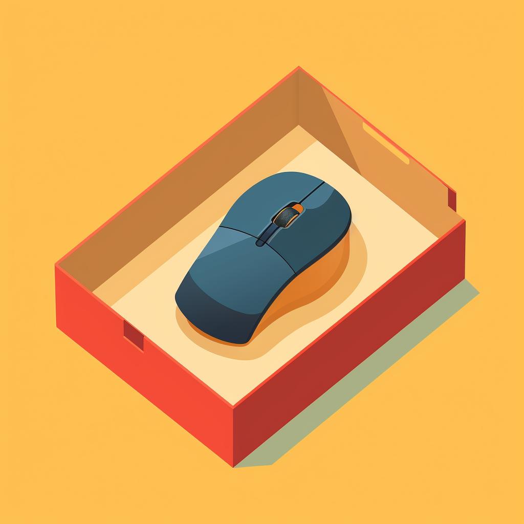 Unboxing of an ergonomic mouse