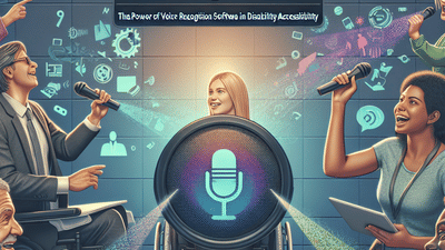 Unleashing Potential: The Power of Voice Recognition Software in Disability Accessibility