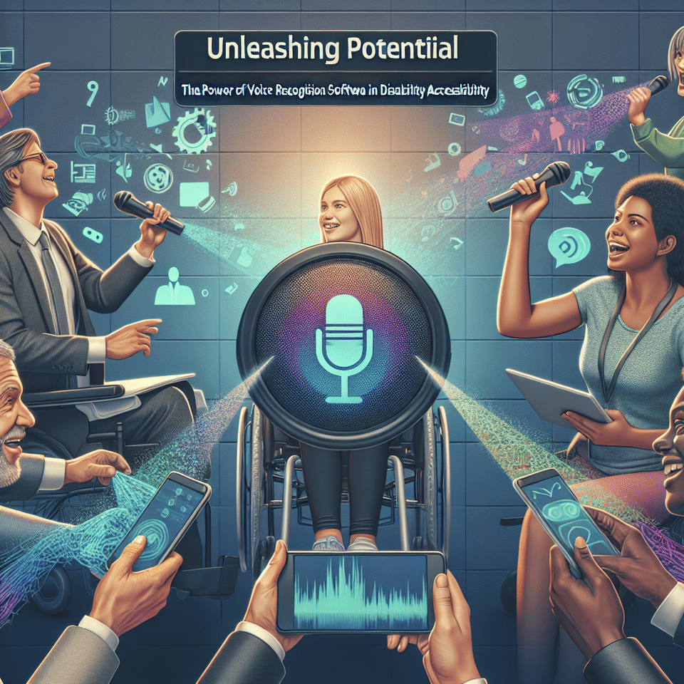 Unleashing Potential: The Power of Voice Recognition Software in Disability Accessibility