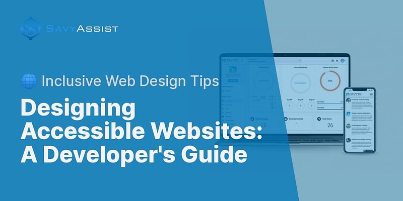 Designing Accessible Websites: A Developer's Guide - 🌐 Inclusive Web Design Tips