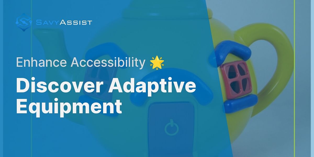 What types of adaptive equipment are available for blind individuals?